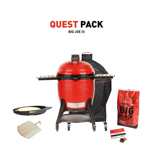 Kamado Joe Big Joe III Charcoal Grill With Quest Pack
