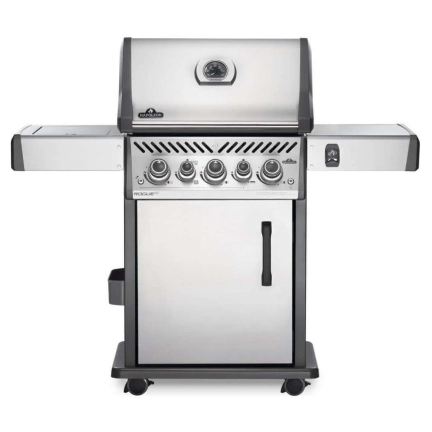 Napoleon Rogue SE 425 Stainless Steel Gas BBQ RSE425RSIBPSS-1 with Infrared Side Burner & Rear Burner | Free Cover & Rotisserie