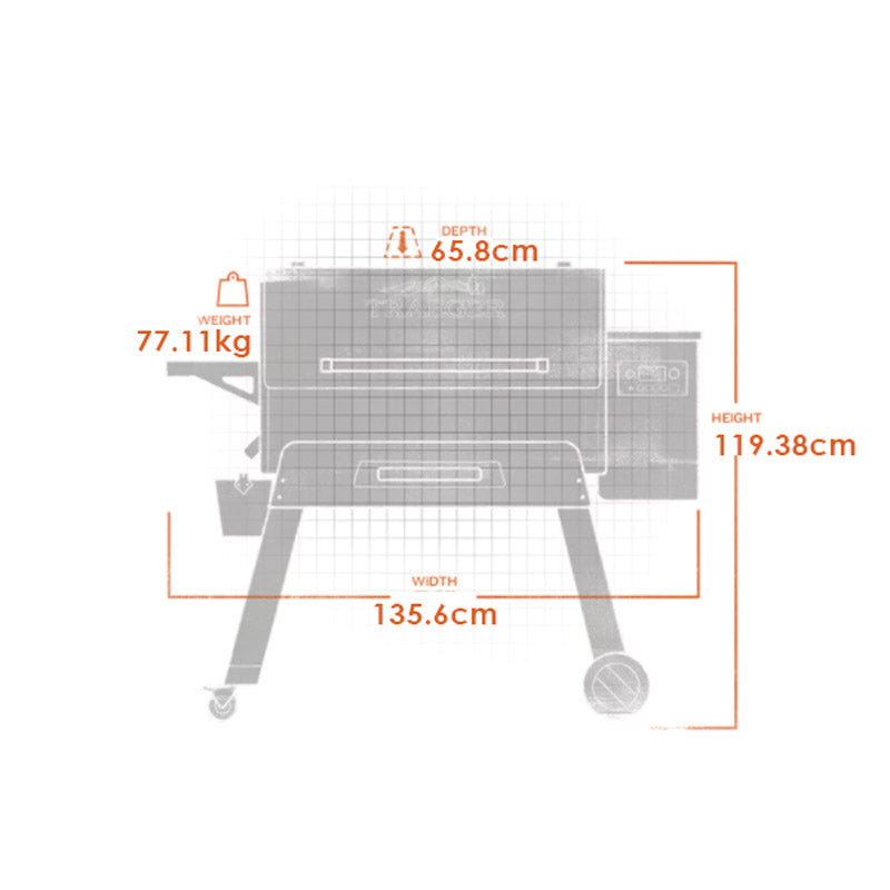 Traeger Ironwood 885 D2 Wood Pellet Grill Smoker BBQ - Free Bag of Pellets Included